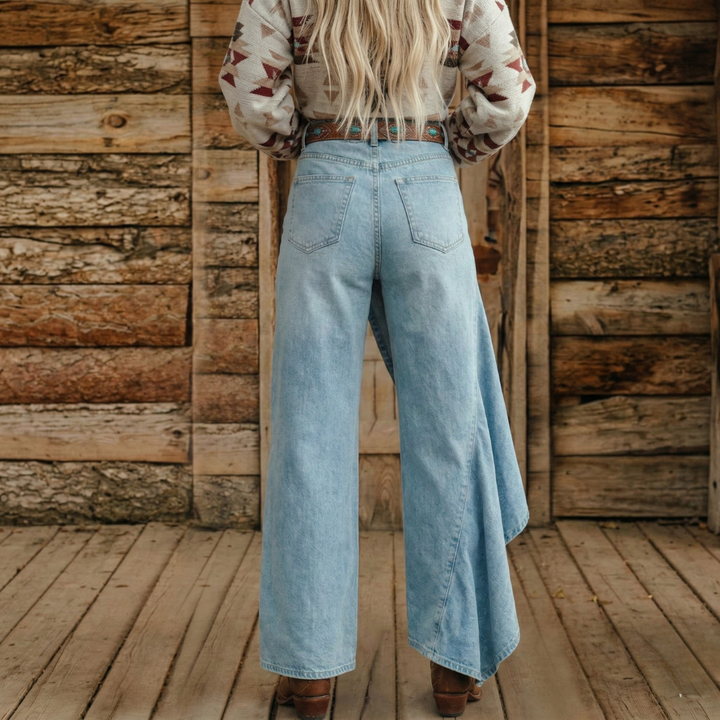 Amelia - Western Denim-Hose