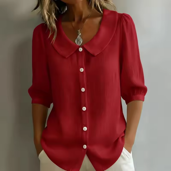 Riley - Lässige Bluse mit Knöpfen