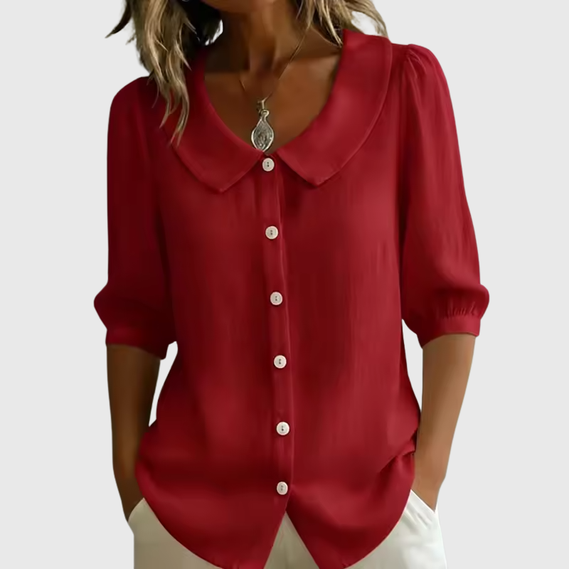 Riley - Lässige Bluse mit Knöpfen