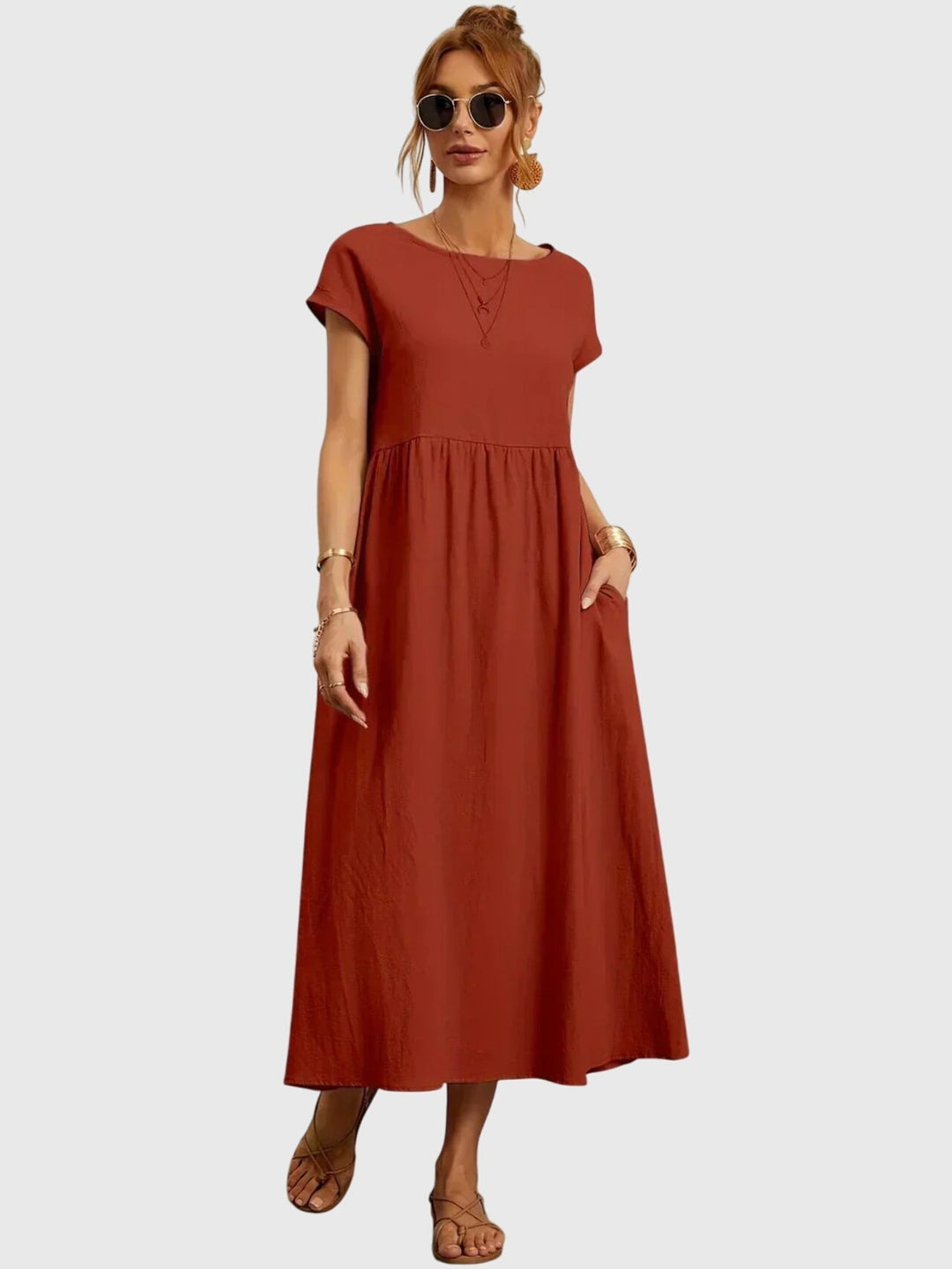 Clementine - Lässiges Kleid mit Taschen