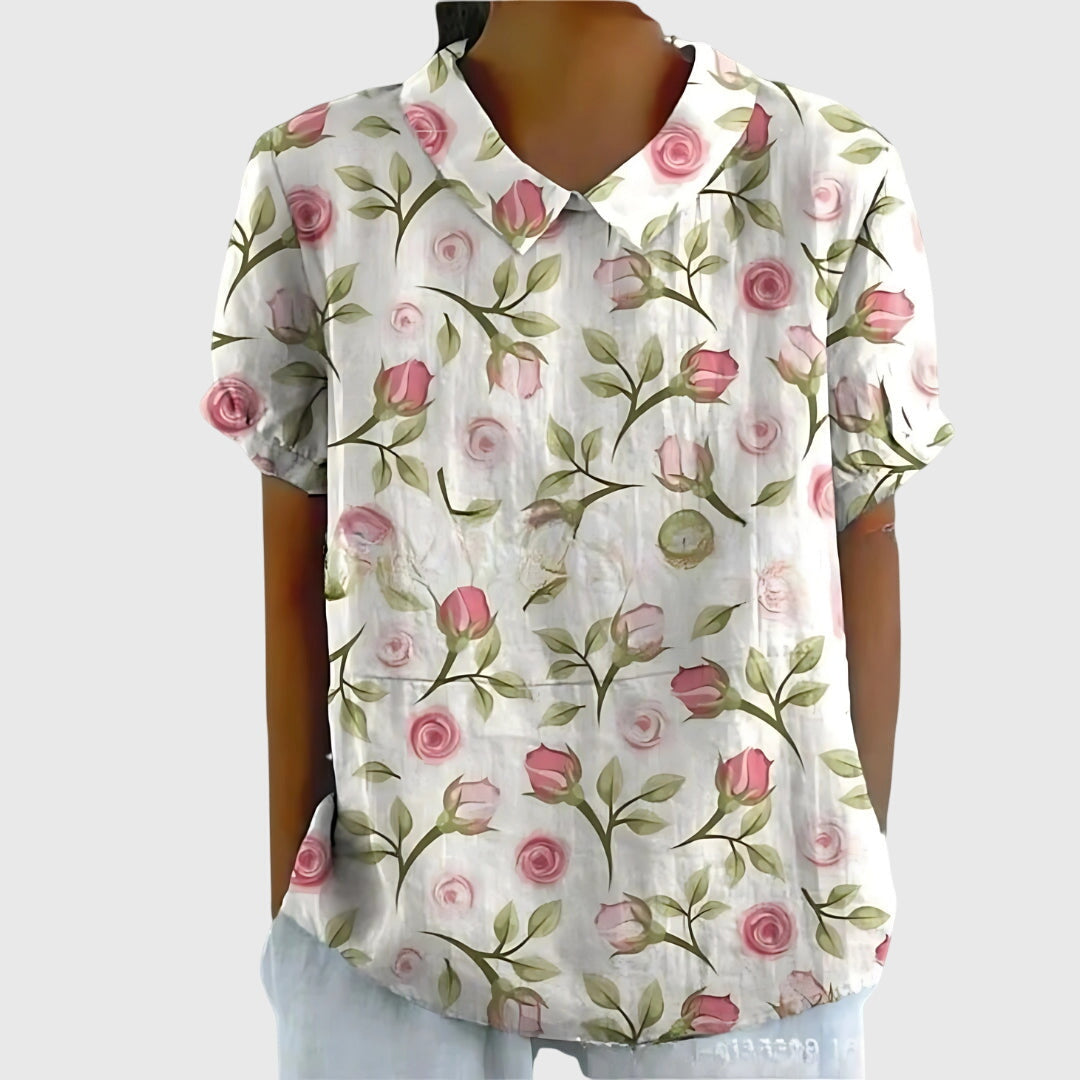 Karen - Blumige Bluse