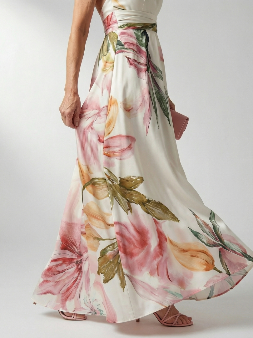 Amiel - Leichtes Floral-Maxikleid