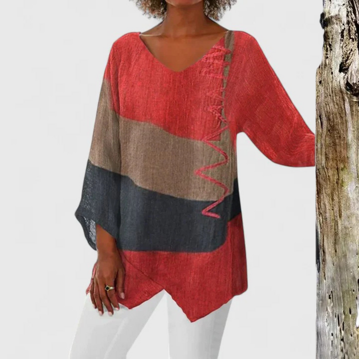 Briley - Sophisticated V-Ausschnitt Tunika