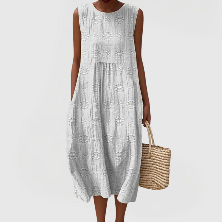Cristal - Elegantes Kleid mit Taschen