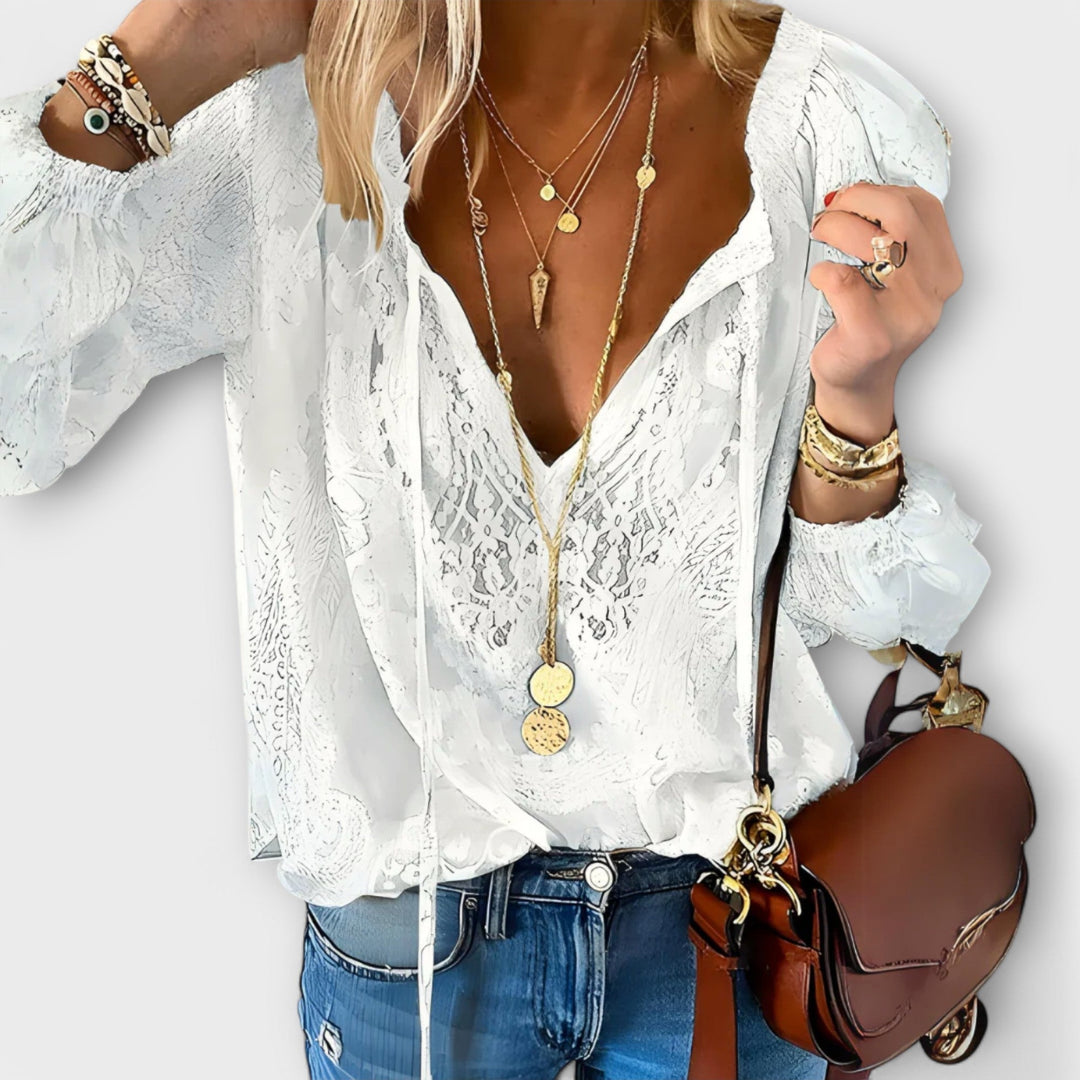 Carolyn - Anspruchsvolle Bluse