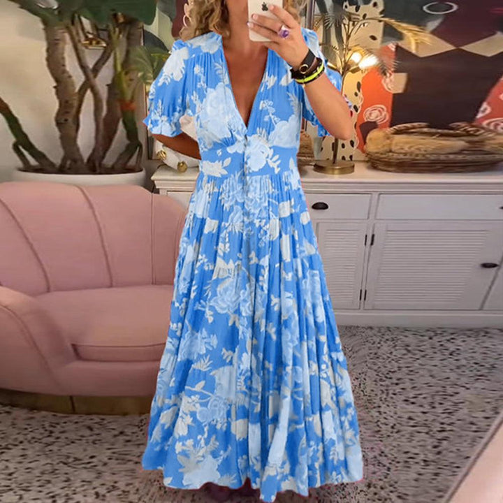Floriana - Lebhaftes Blumenkleid