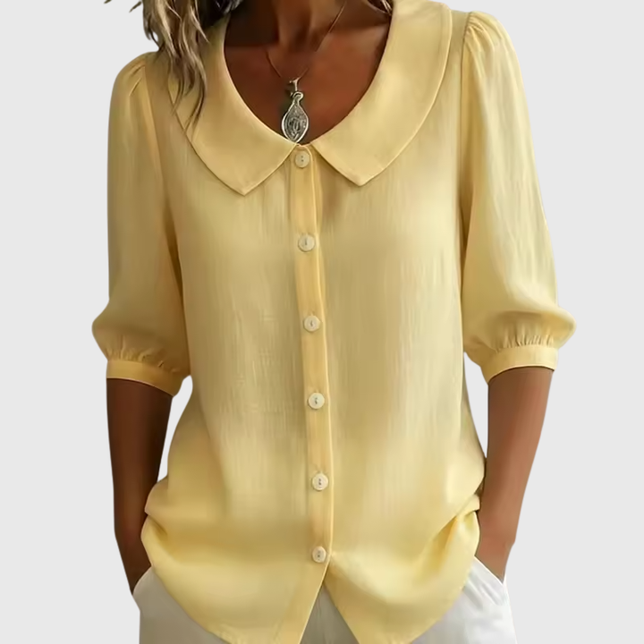 Riley - Lässige Bluse mit Knöpfen