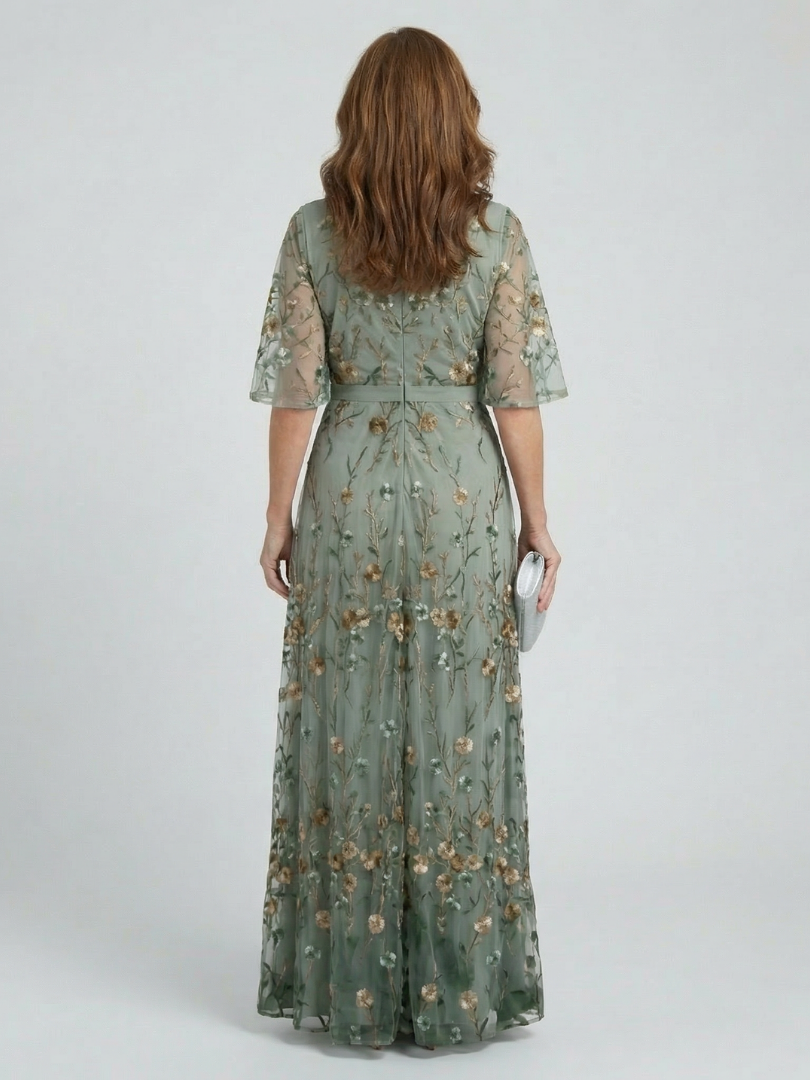 Selora - Halter Bloom Flow Maxi Kleid