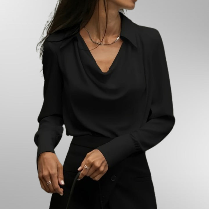 Alivia - Elegante Satinbluse