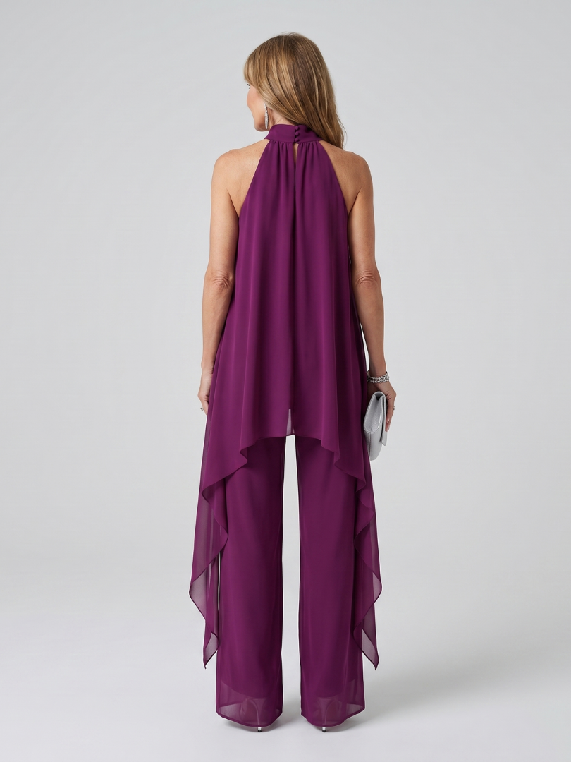 Bearim - Halter Neck Asymmetrisches Tunika-Set