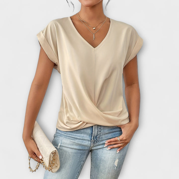 Ashford - Elegantes V-Ausschnitt-Top