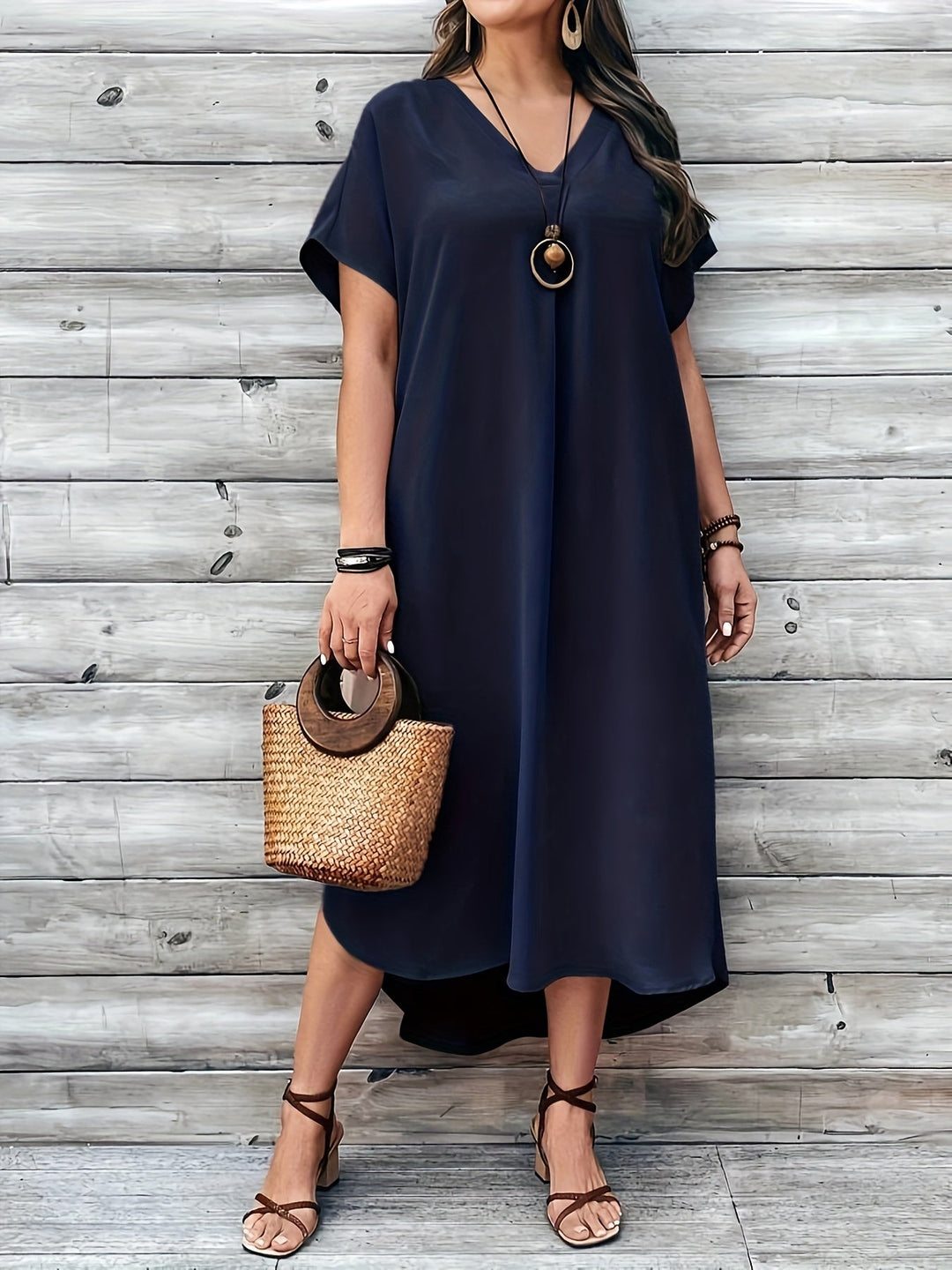 Gwendie - Fliessendes Komfortkleid