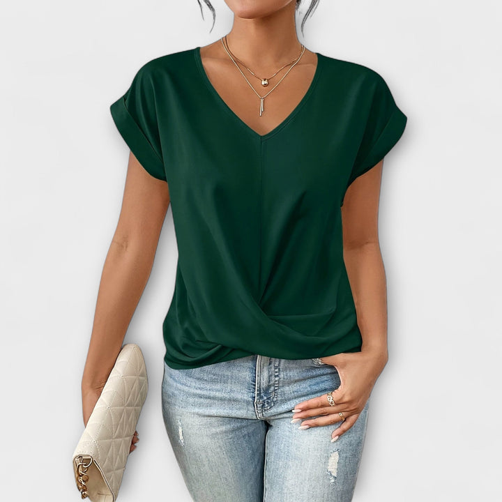 Ashford - Elegantes V-Ausschnitt-Top