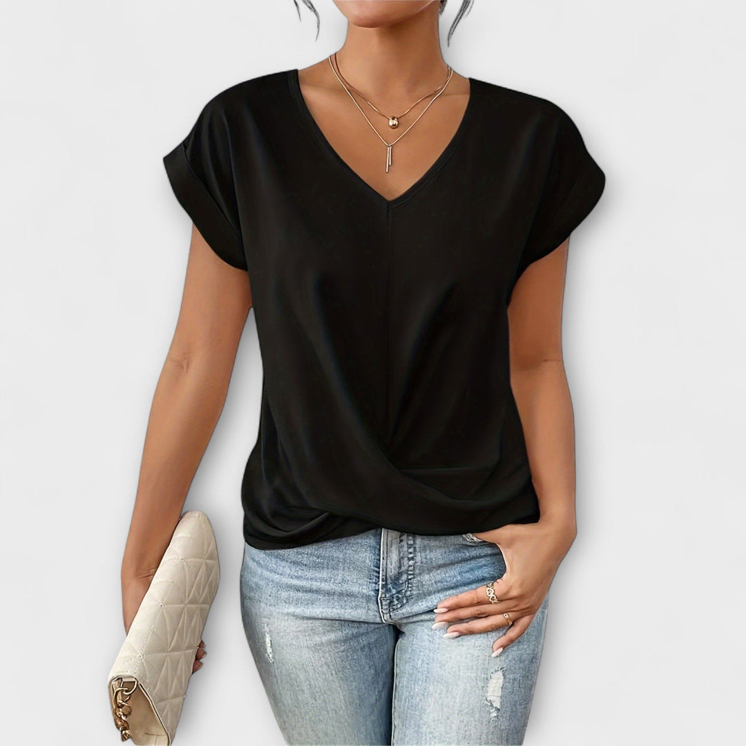 Ashford - Elegantes V-Ausschnitt-Top