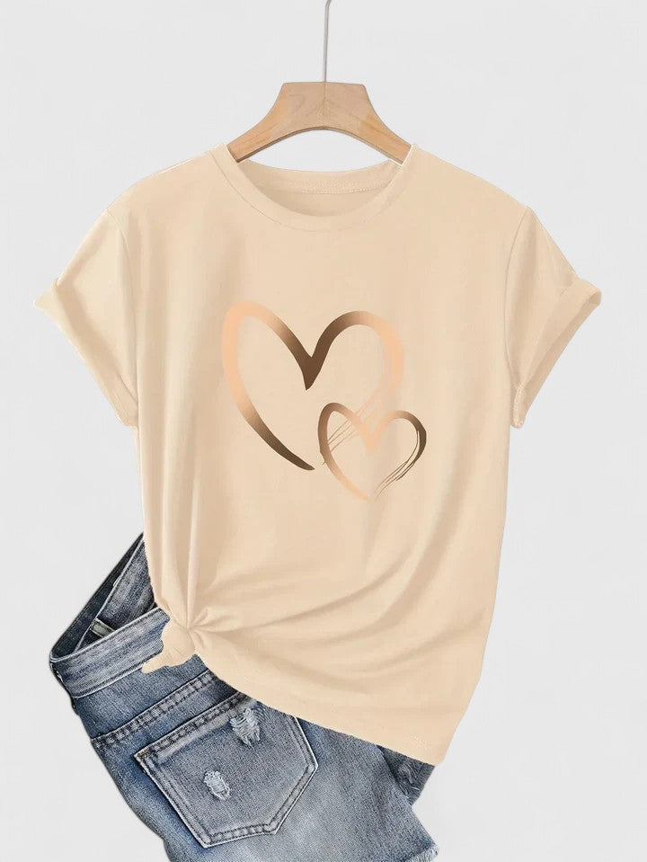 Maribelle - Bequemes T-Shirt mit kurzen Ärmeln