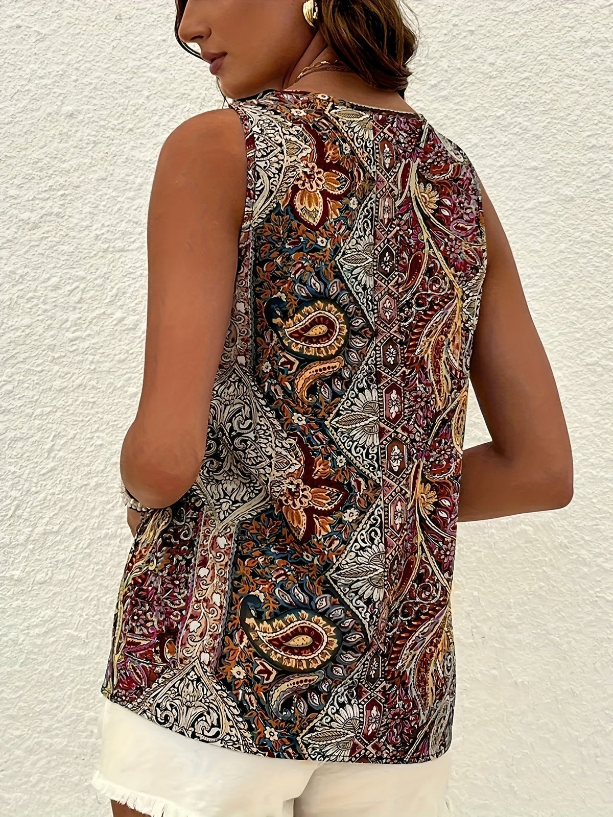 Cora - Boho-Print-Top