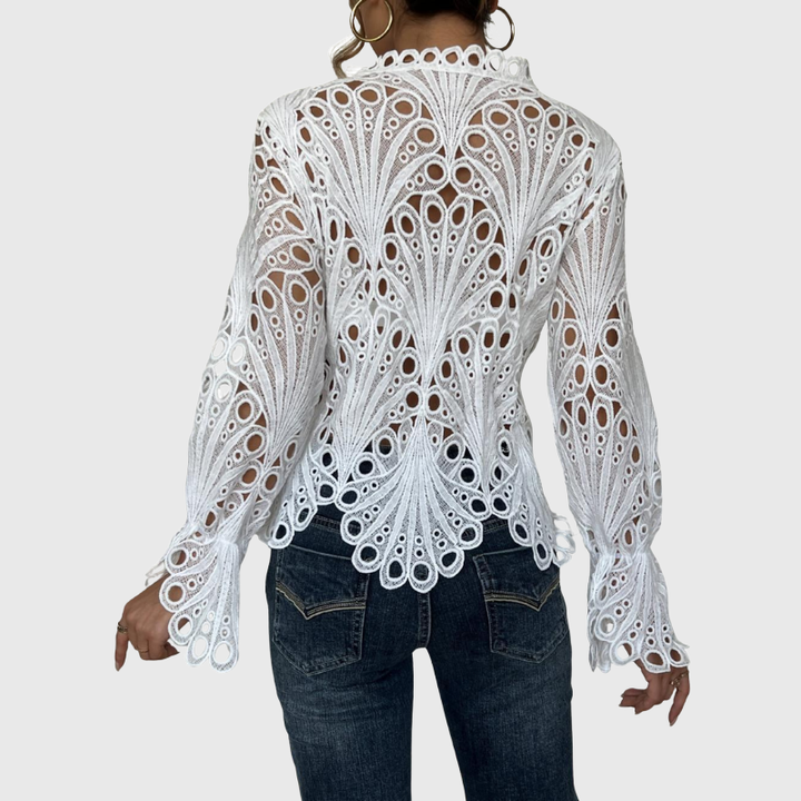 Brielle - Moderne Bluse mit hohlem Detail