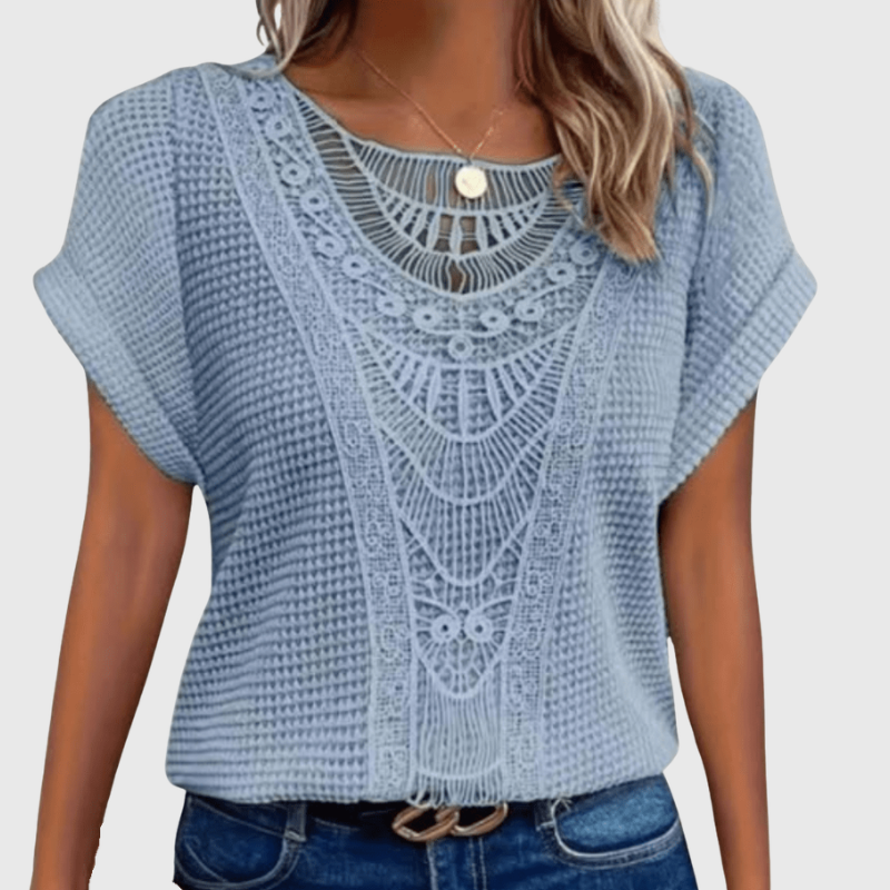 Lucilla - Elegantes Ibiza-Stil Top