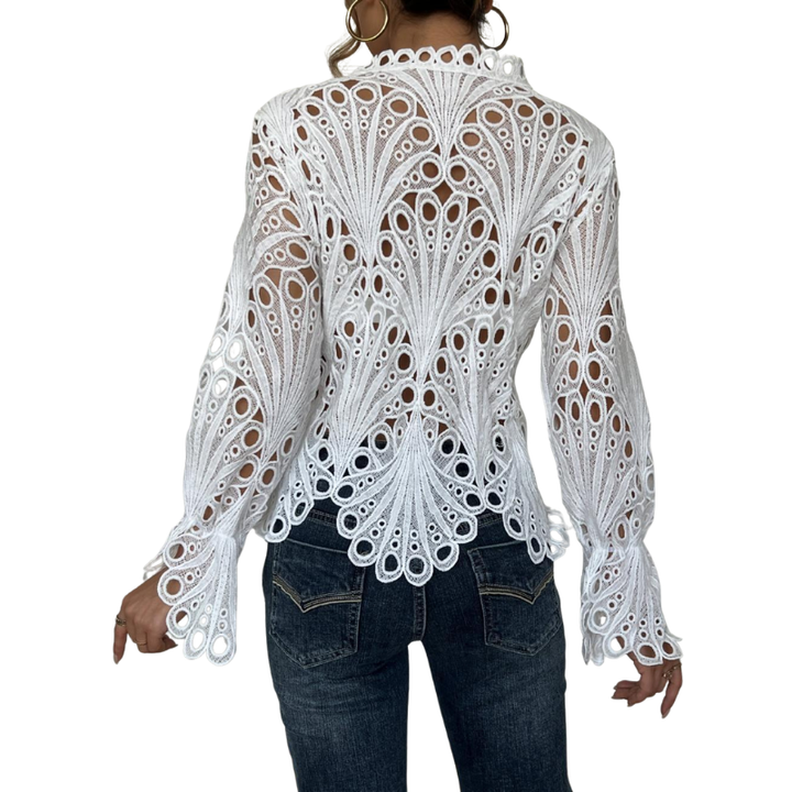 Brielle - Moderne Bluse mit hohlem Detail