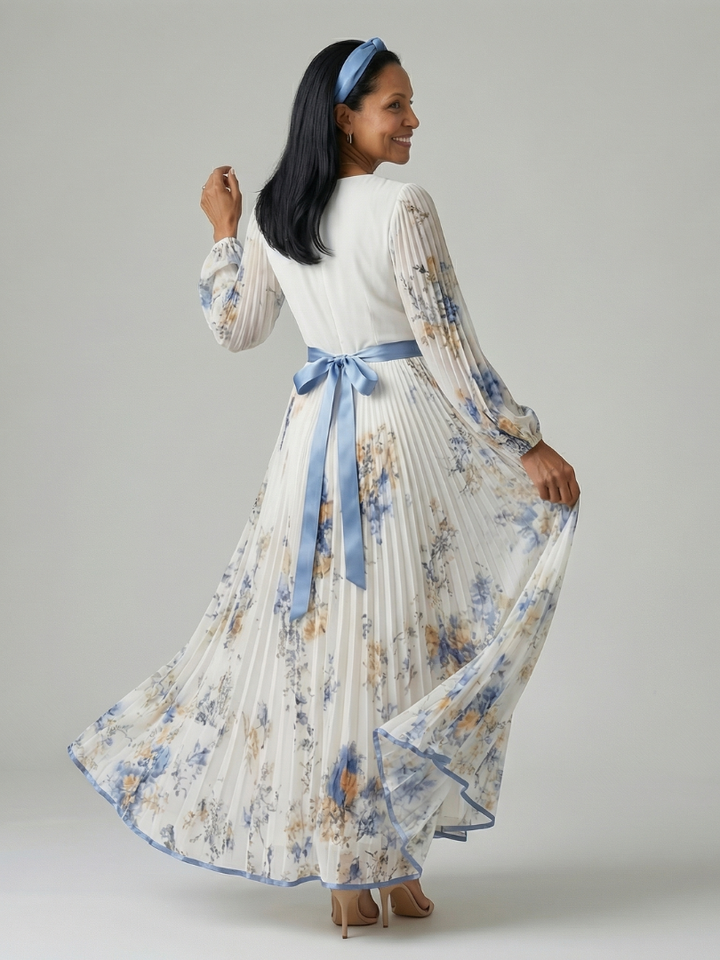 Rielle - Faltenwurf Midi Kleid