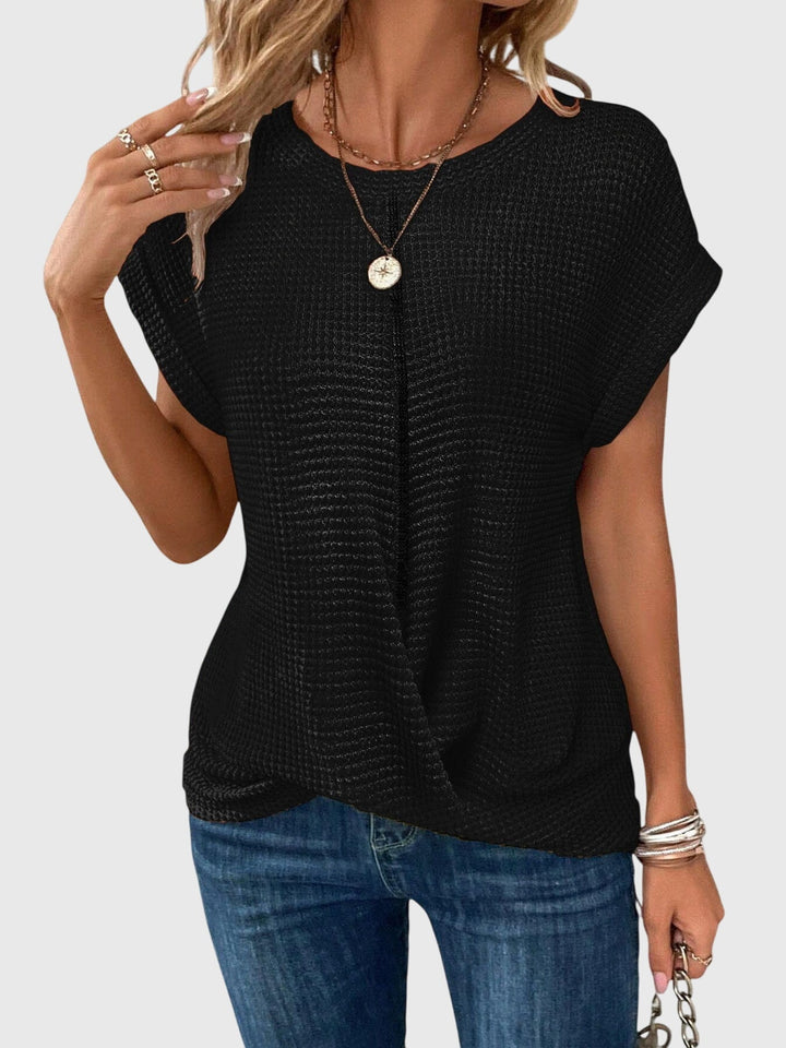 Bristol - Elegante Bluse mit Rundhalsausschnitt