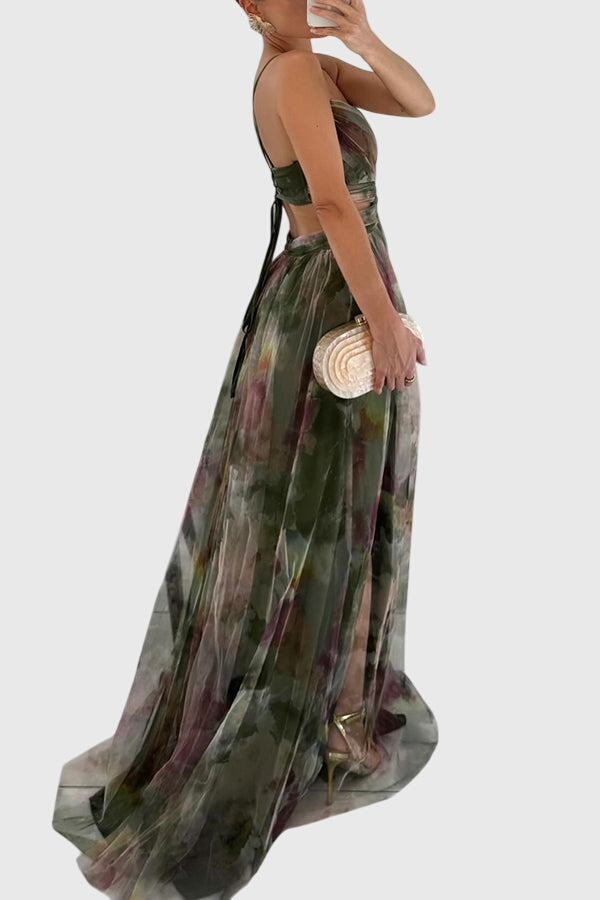 Gretchen - Florales Maxikleid