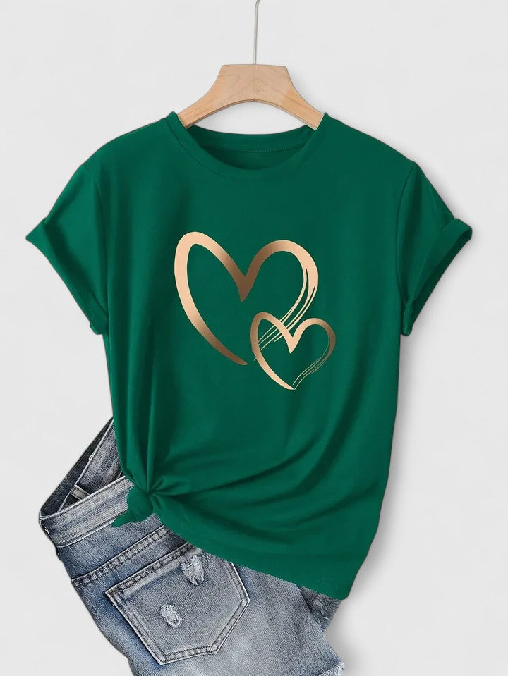 Maribelle - Bequemes T-Shirt mit kurzen Ärmeln