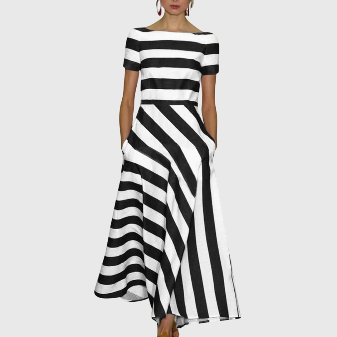 Christa - Gestreiftes Kleid