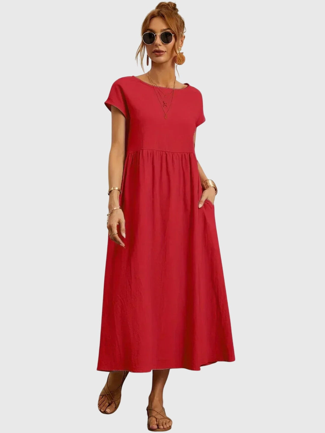Clementine - Lässiges Kleid mit Taschen