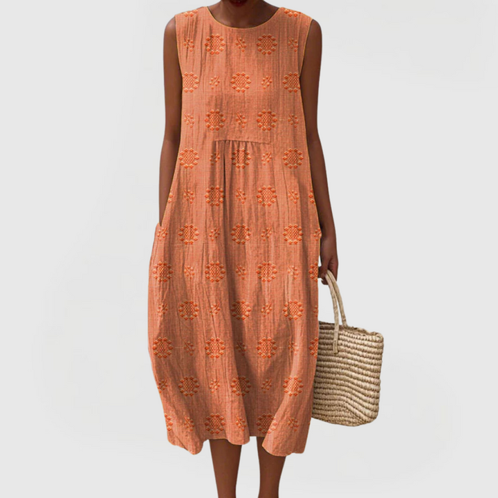 Cristal - Elegantes Kleid mit Taschen