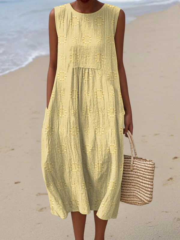 Serena - Entspanntes ärmelloses Kleid