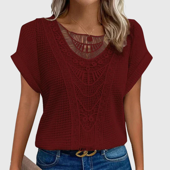 Lucilla - Elegantes Ibiza-Stil Top