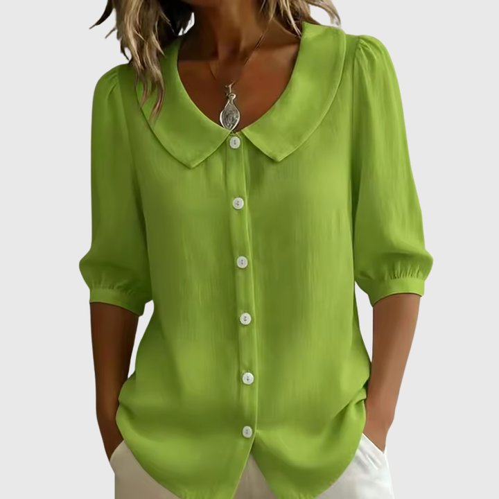 Riley - Lässige Bluse mit Knöpfen