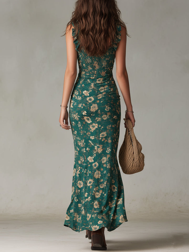 Linda - Boho-Eleganz Maxikleid mit fliessender Silhouette