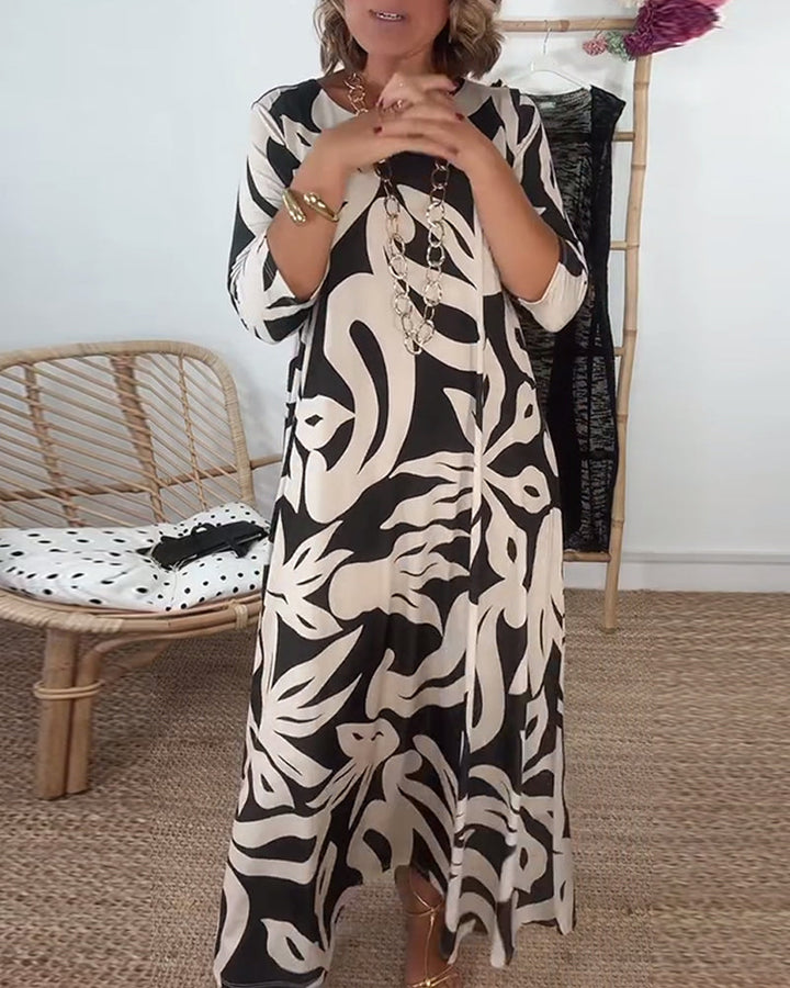 Ysabel - Abstraktes Muse-Kleid