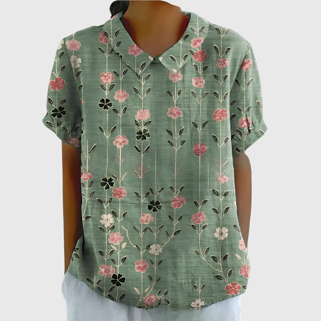 Karen - Blumige Bluse