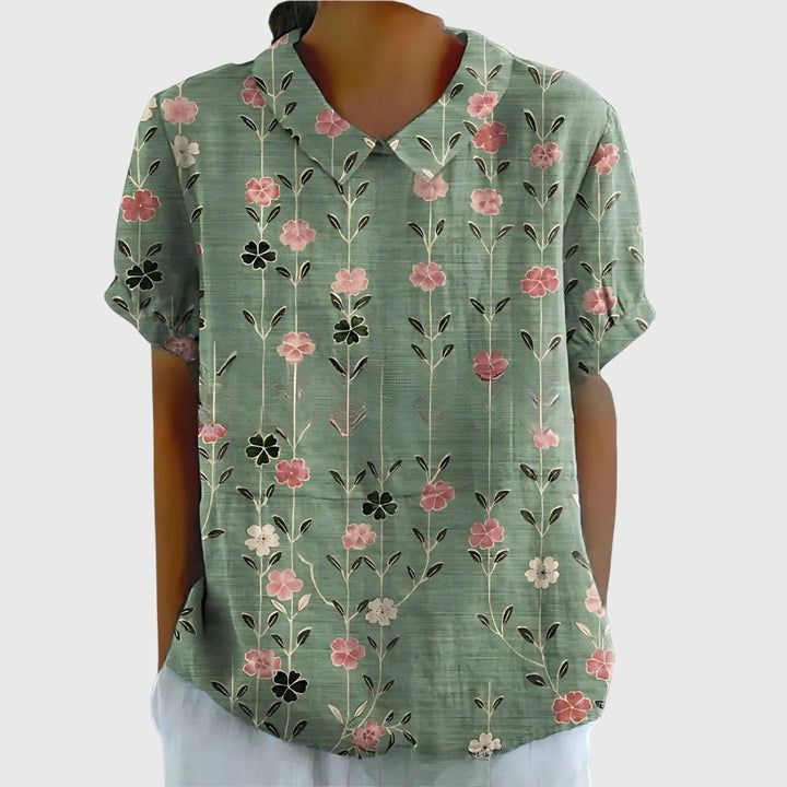 Karen - Blumige Bluse