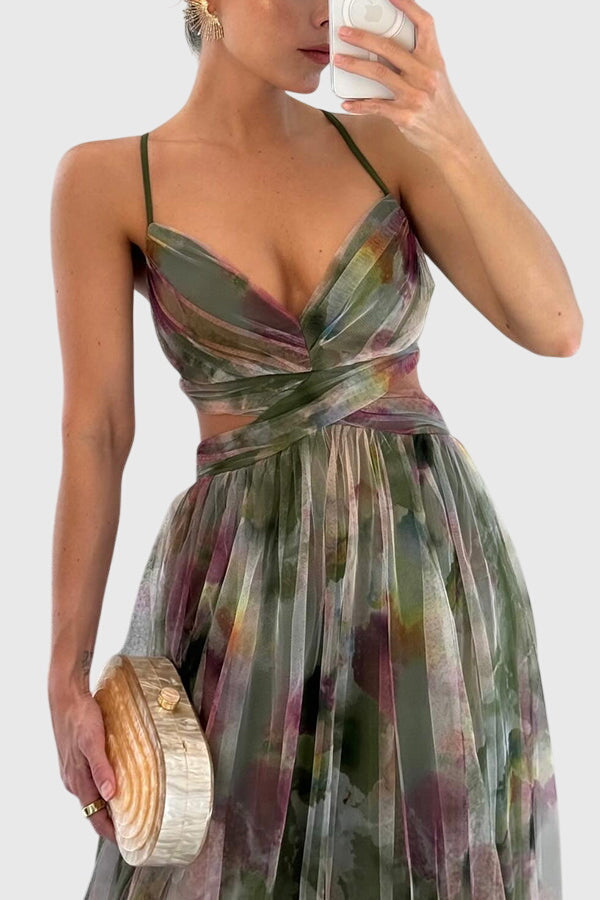 Gretchen - Florales Maxikleid