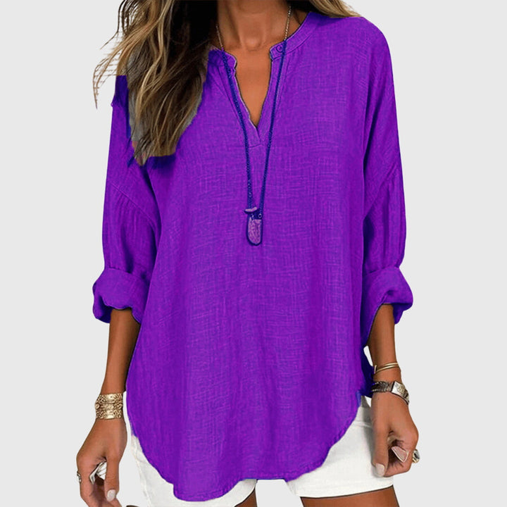 Mavis - Fliessendes Elegantes Strandhemd