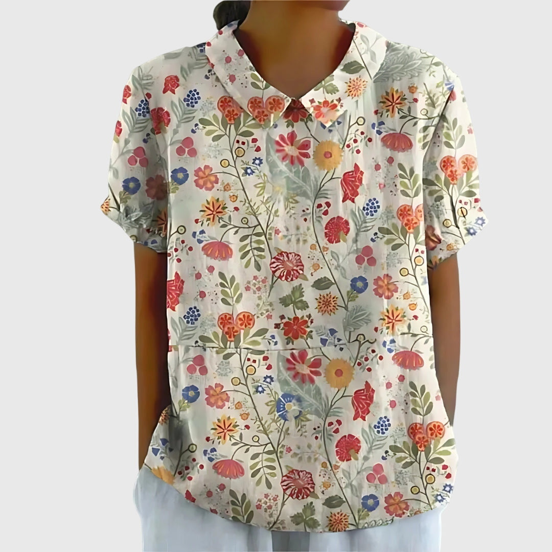 Karen - Blumige Bluse
