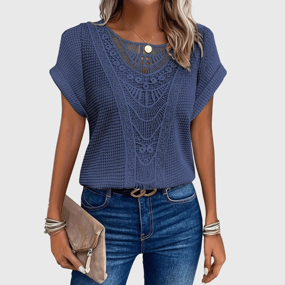 Elaine - Elegante Ibiza-Stil Bluse