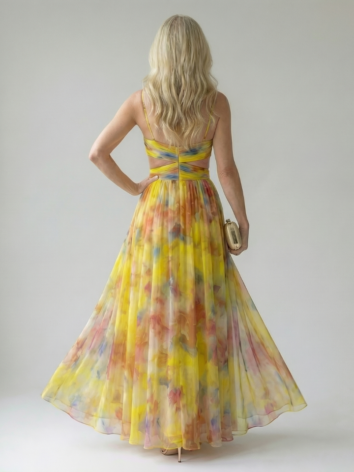 Isel - Soft Wrap Maxi Kleid