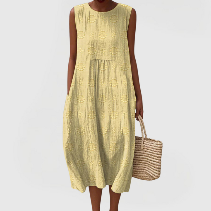 Cristal - Elegantes Kleid mit Taschen