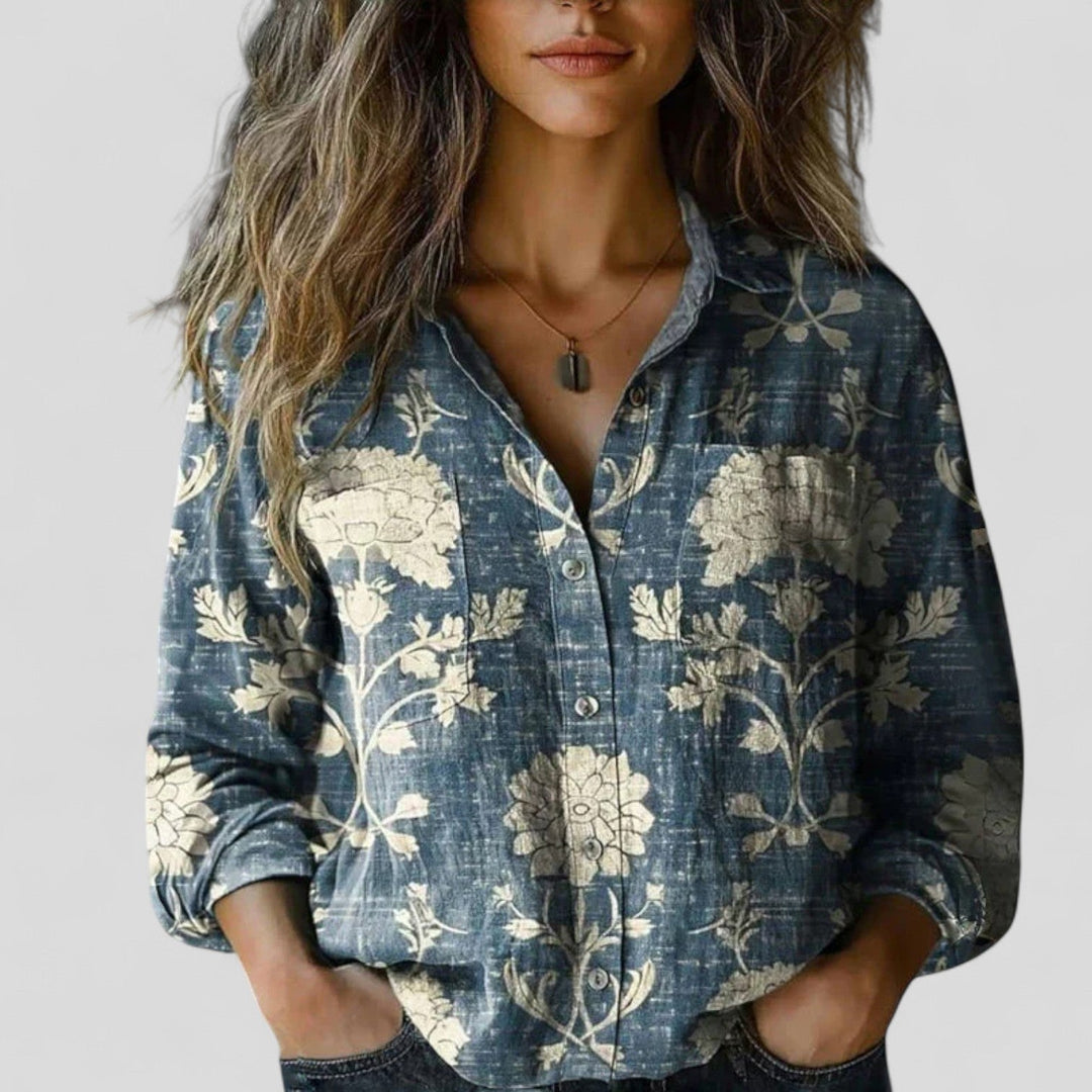 Ashley - Bequemes Blusen-Shirt