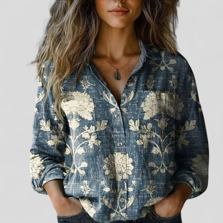 Ashley - Bequemes Blusen-Shirt
