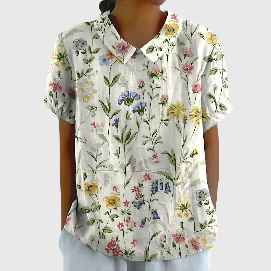 Karen - Blumige Bluse