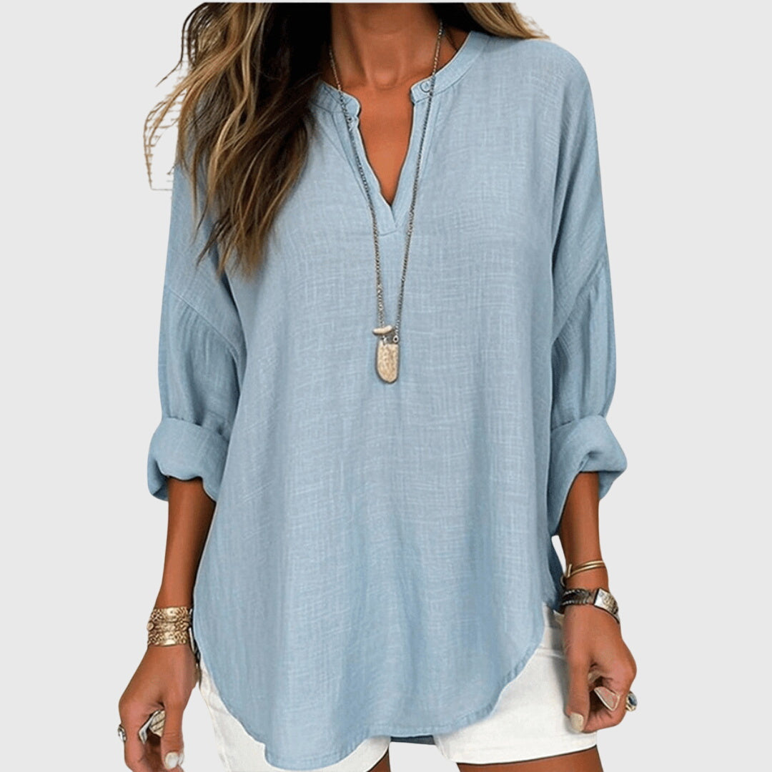Mavis - Fliessendes Elegantes Strandhemd