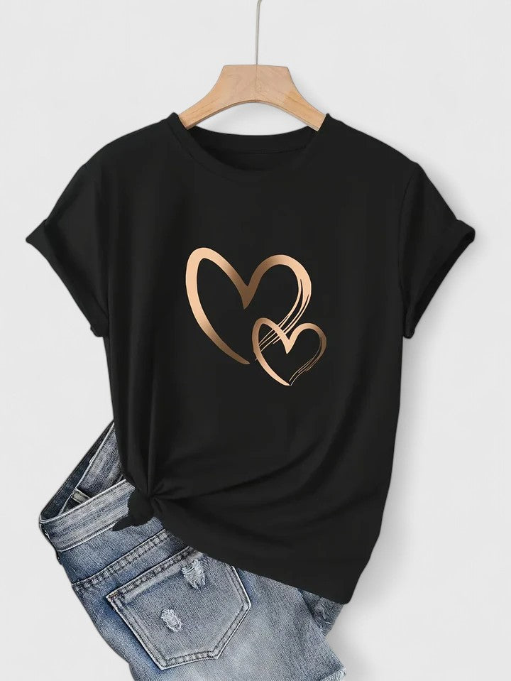 Maribelle - Bequemes T-Shirt mit kurzen Ärmeln
