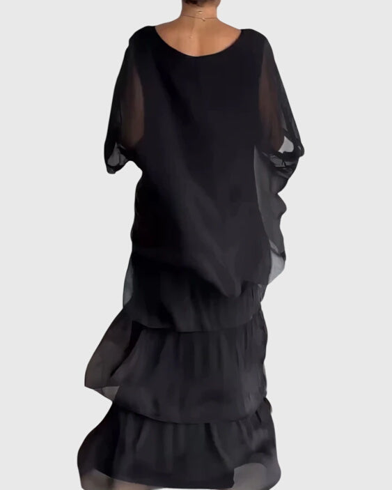 Ella - Langes und Fliessendes Elegantes Kleid