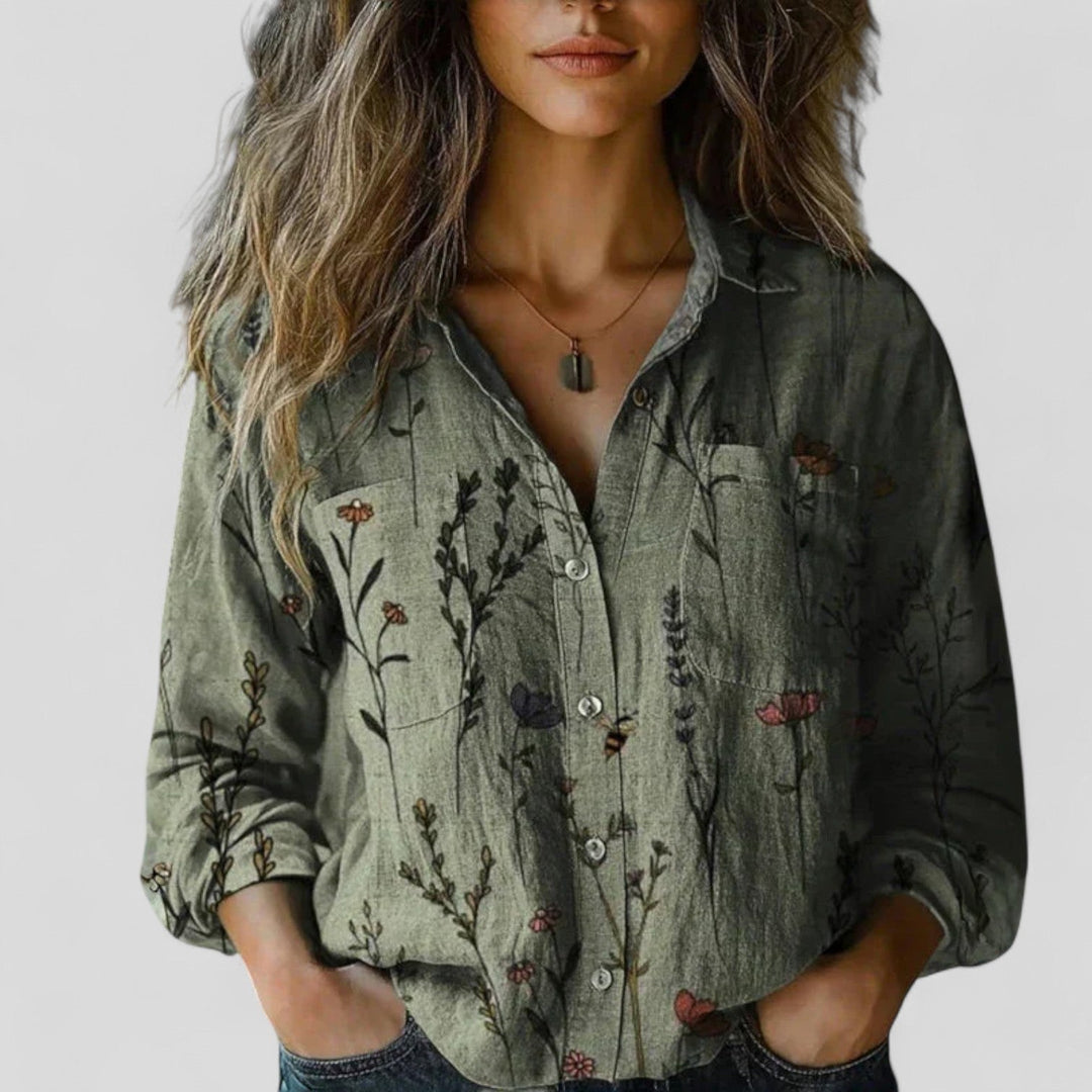 Ashley - Bequemes Blusen-Shirt